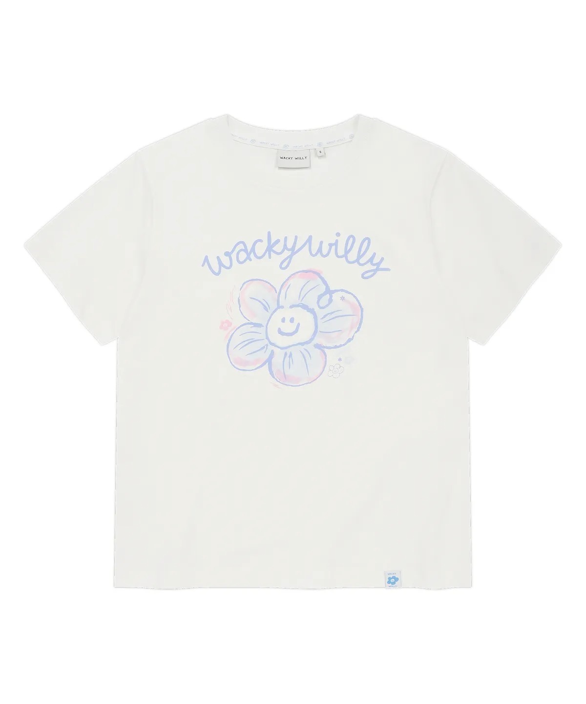 WACKY WILLY Women's Big Lily Graphic Short Sleeve T-shirt