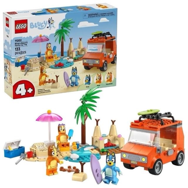 【玩具研究中心】LEGO 樂高 CLASSIC 布麗的海灘和家庭汽車之旅 11202