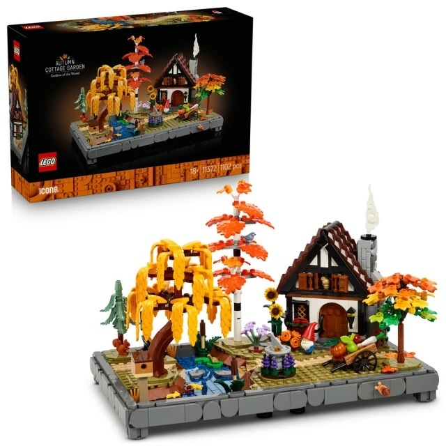 【玩具研究中心】LEGO 樂高 Icons 秋季小屋庭園 11372