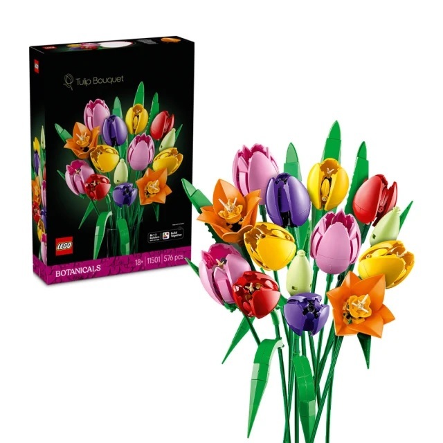 【玩具研究中心】LEGO 樂高 Botanicals 鬱金香花束 11501