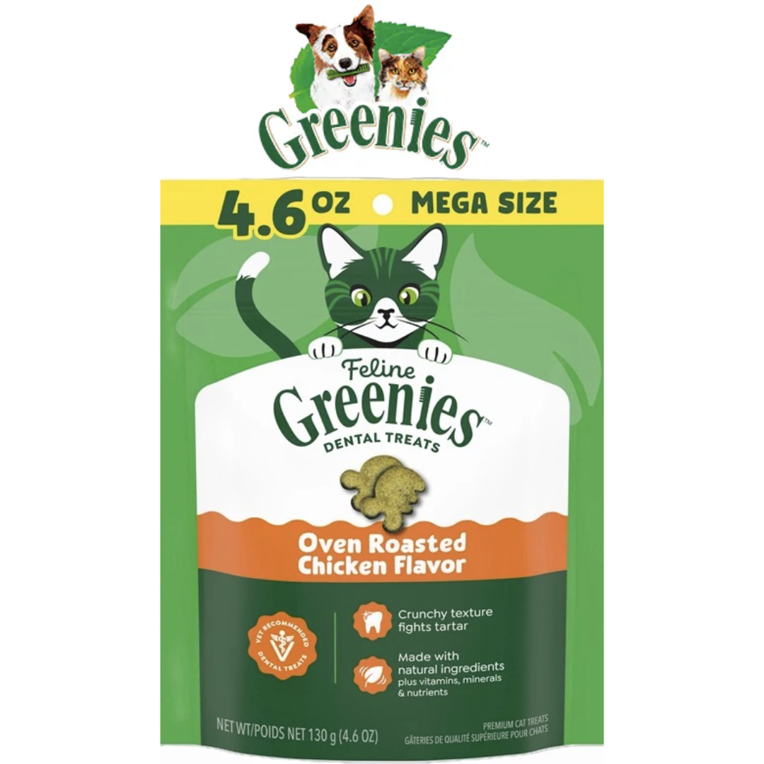 Greenies - Feline Dental Treats  Chicken (4.6oz)