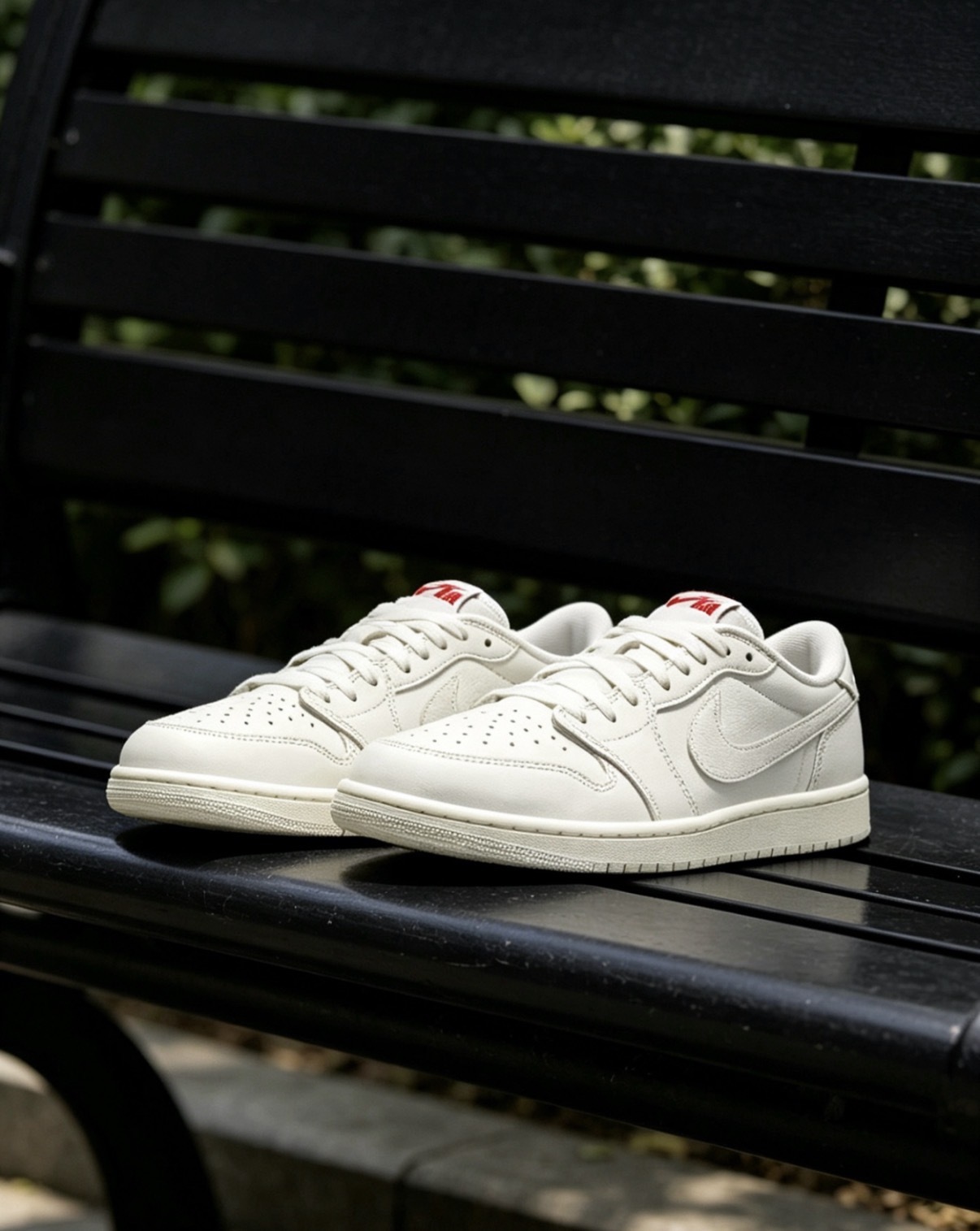 男鞋 NIKE AIR JORDAN 1 RETRO LOW OG 'Sail' 奶白 皮革 經典 復古 運動 休閒鞋【HQ6998-100】AJ1OG