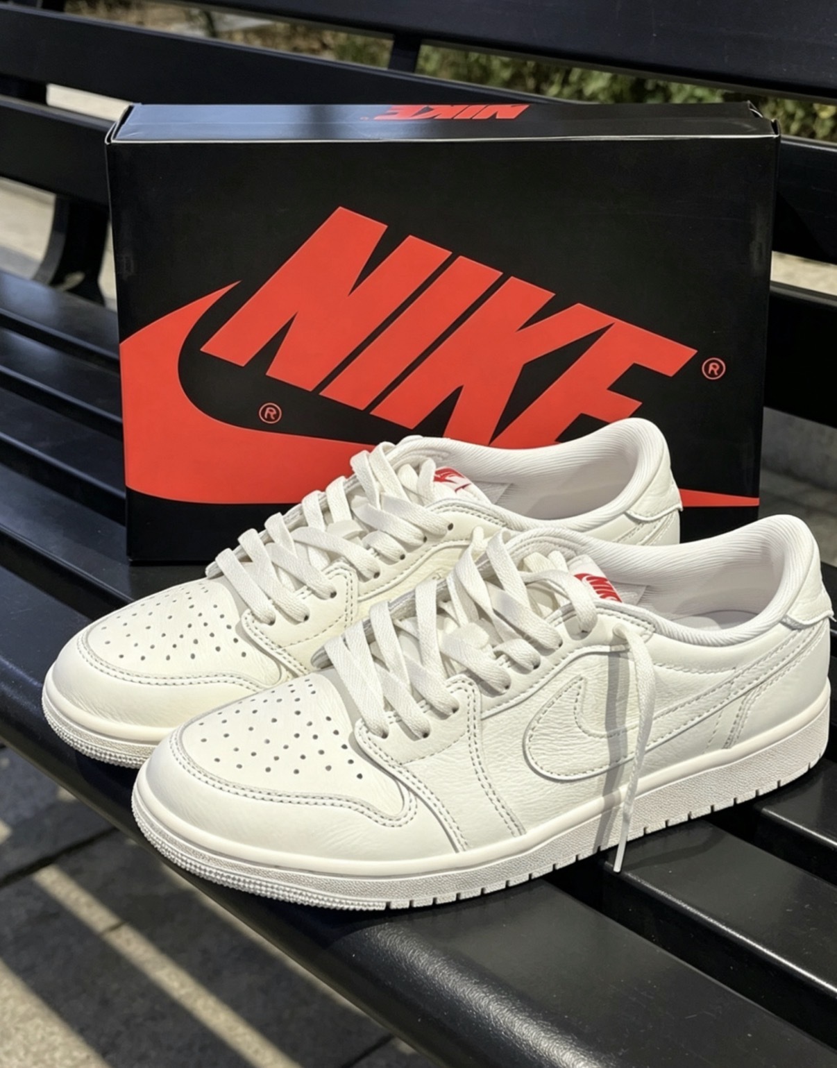 男鞋 NIKE AIR JORDAN 1 RETRO LOW OG 'Sail' 奶白 皮革 經典 復古 運動 休閒鞋【HQ6998-100】AJ1OG