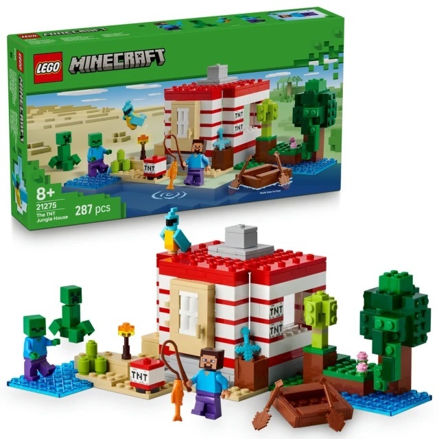 【玩具研究中心】LEGO 樂高 Minecraft 炸藥叢林屋 21275