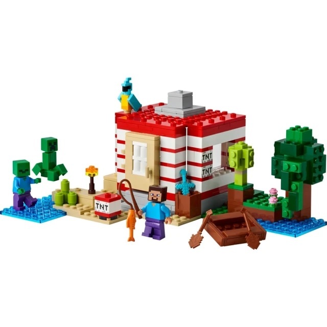 【玩具研究中心】LEGO 樂高 Minecraft 炸藥叢林屋 21275
