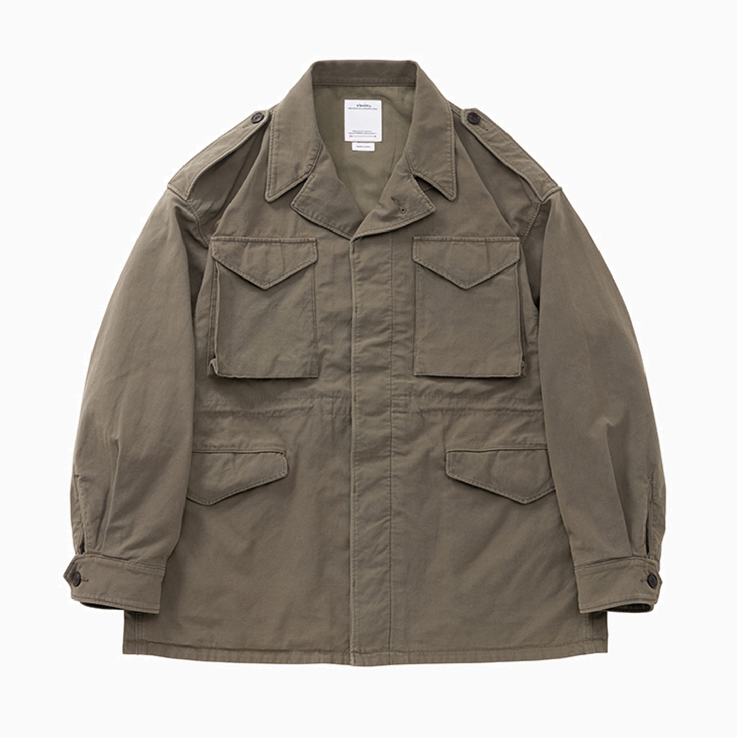 LAST PCS: VISVIM 2026 S/S ACHSE FIELD JKT *NATURAL DYE 天然染料 - PRE ORDER ITEM (預訂中)