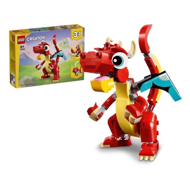 【玩具研究中心】LEGO 樂高 創意百變3合1系列 紅龍 31145