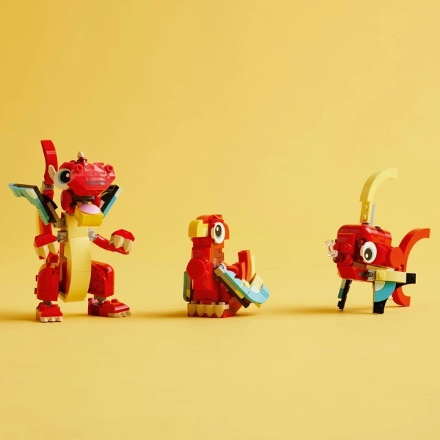 【玩具研究中心】LEGO 樂高 創意百變3合1系列 紅龍 31145