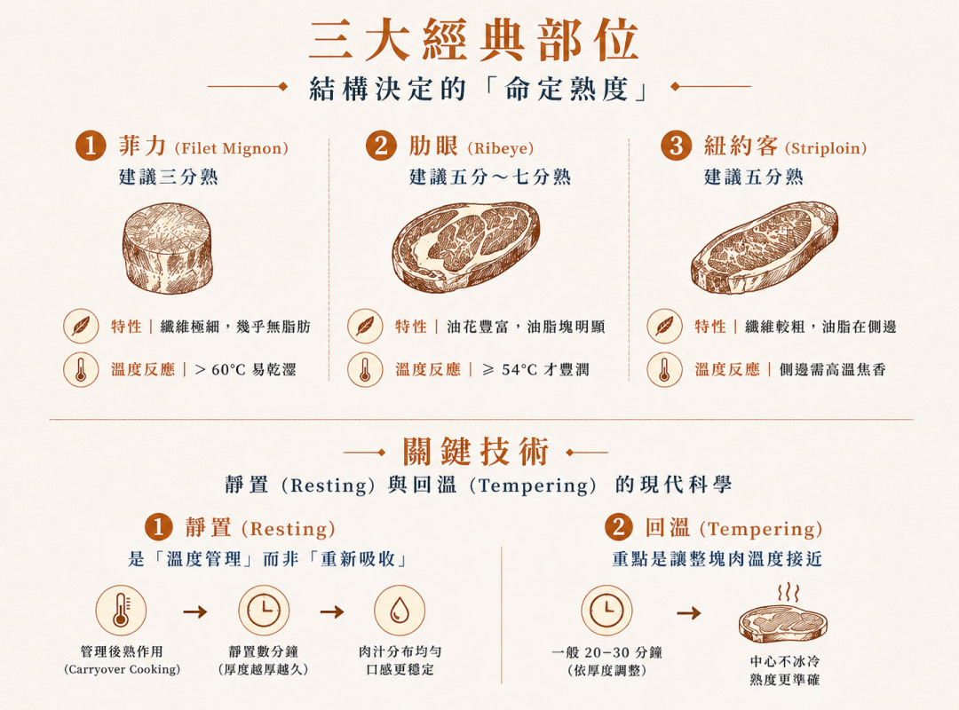 牛排靜置Resting與肉汁流失對比實驗