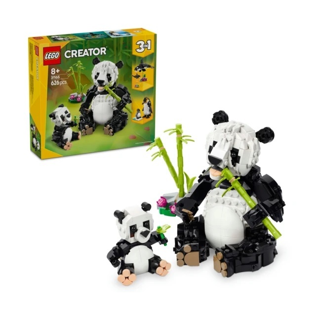 【玩具研究中心】LEGO 樂高 創意百變3合1系列 野生動物：熊貓家庭 31165