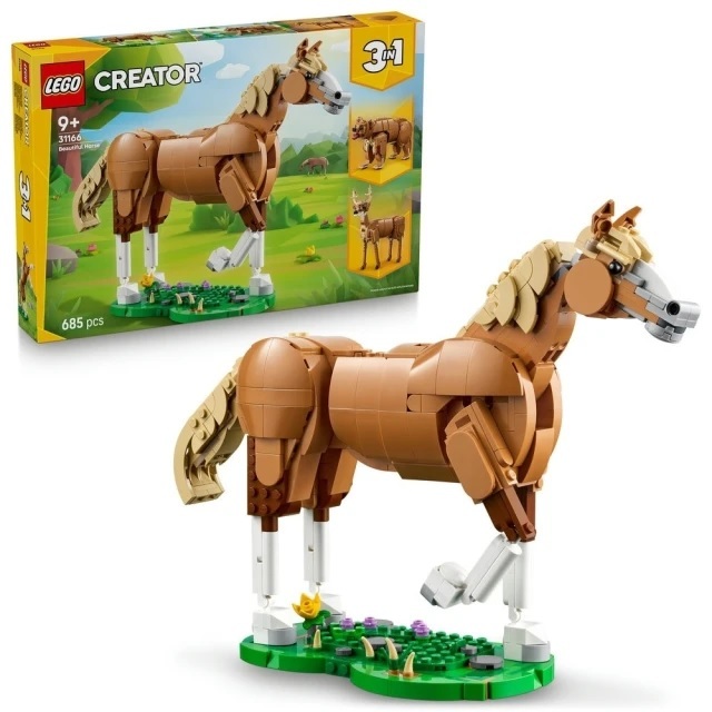 【玩具研究中心】LEGO 樂高 創意百變3合1系列 駿馬 31166