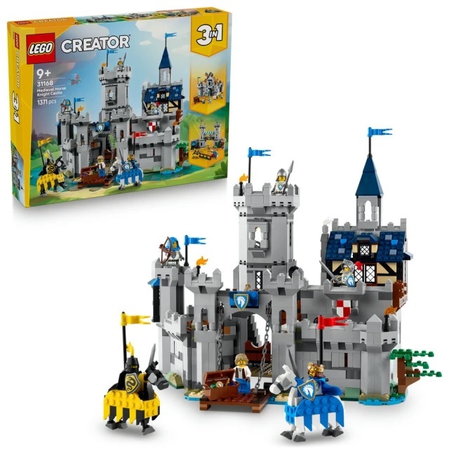 【玩具研究中心】LEGO 樂高 創意百變3合1系列 中世紀騎士城堡 31168