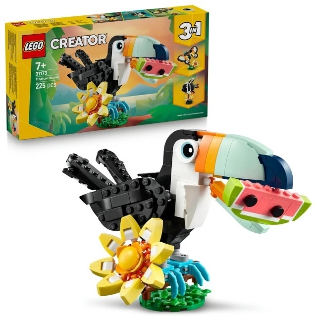 【玩具研究中心】LEGO 樂高 創意百變3合1系列 野生動物：熱帶巨嘴鳥 31173