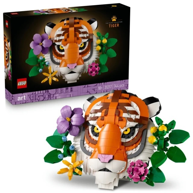 【玩具研究中心】LEGO 樂高 ART 動物群系列－老虎 31217