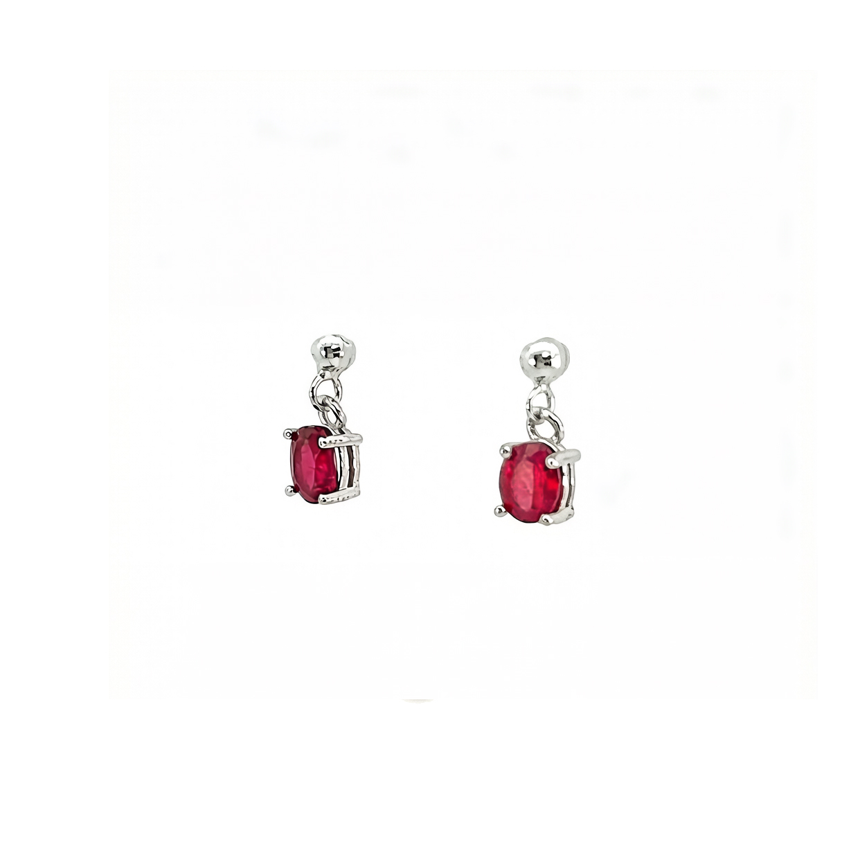Light Jewelry | Ruby | S925 Silver | Earrings | H22