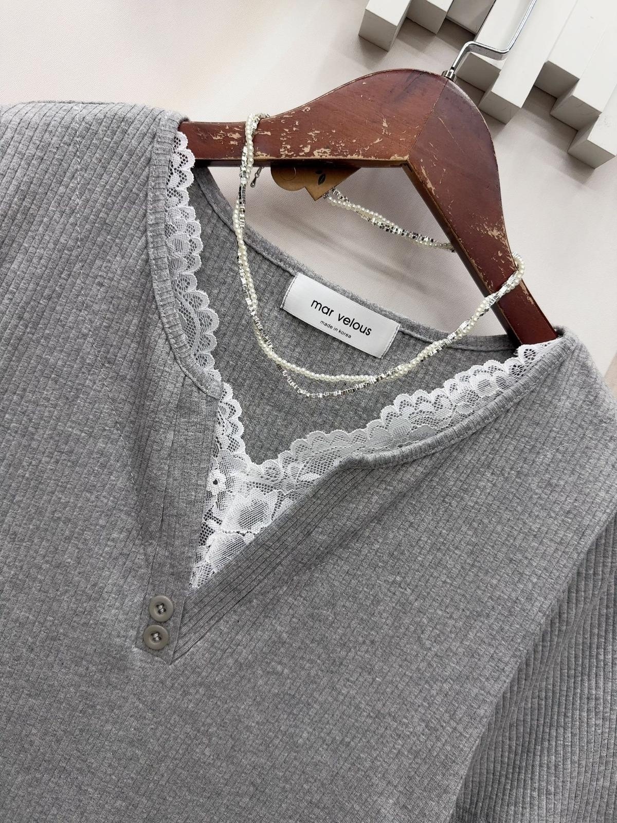 Ma牌子 拼 lace top~171AB
