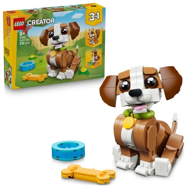 【玩具研究中心】LEGO 樂高 創意百變3合1系列 可愛動物：頑皮小狗 31382