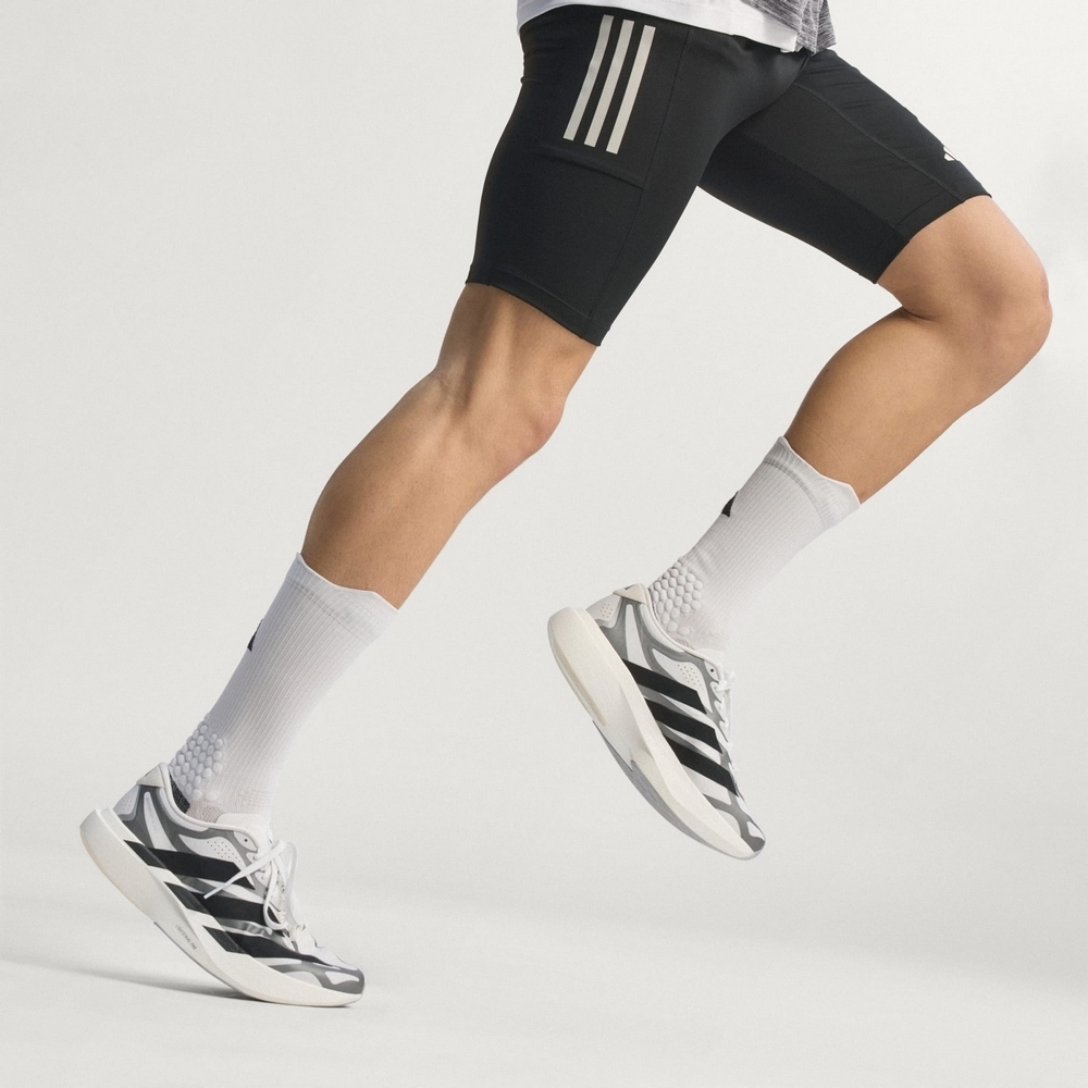 男鞋 ADIDAS ADIZERO EVO SL EXO 白灰黑 緩震 支撐 輕盈 運動 慢跑鞋【KI4763】