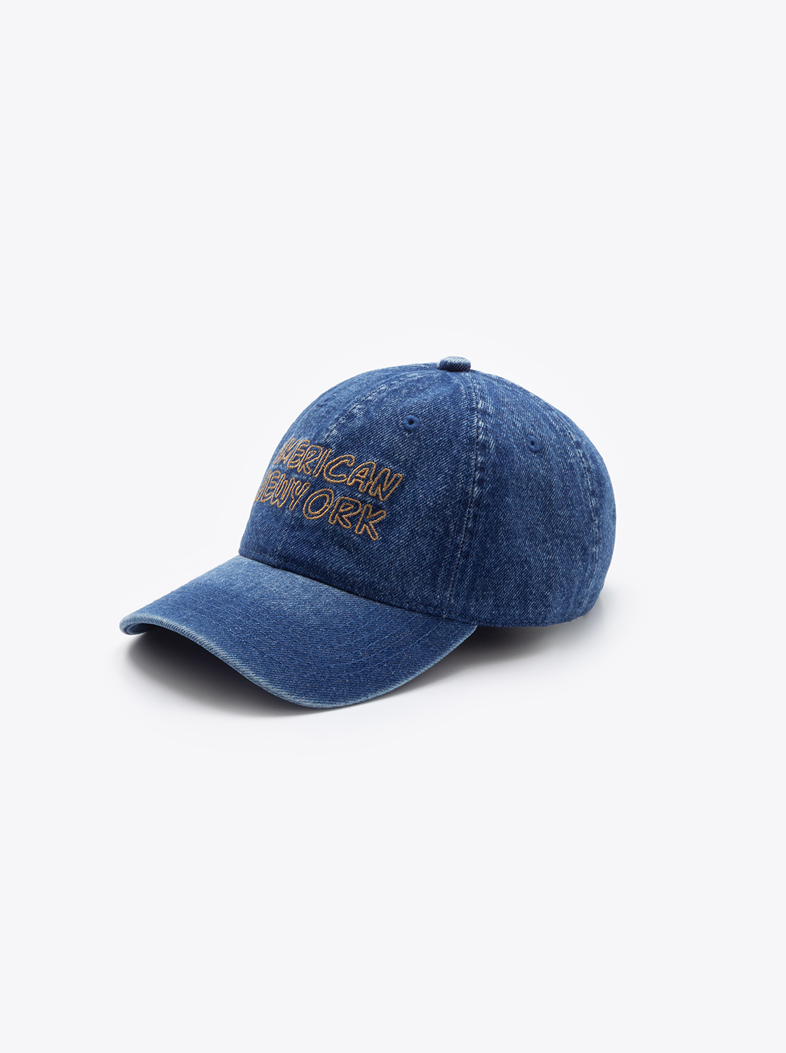 牛仔水洗棒球刺繡帽