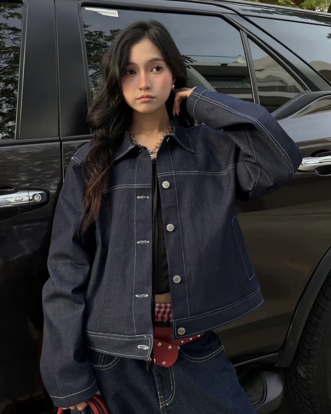 （現貨）越南品牌 TUYEN boxy 牛仔 外套 TUYEN05