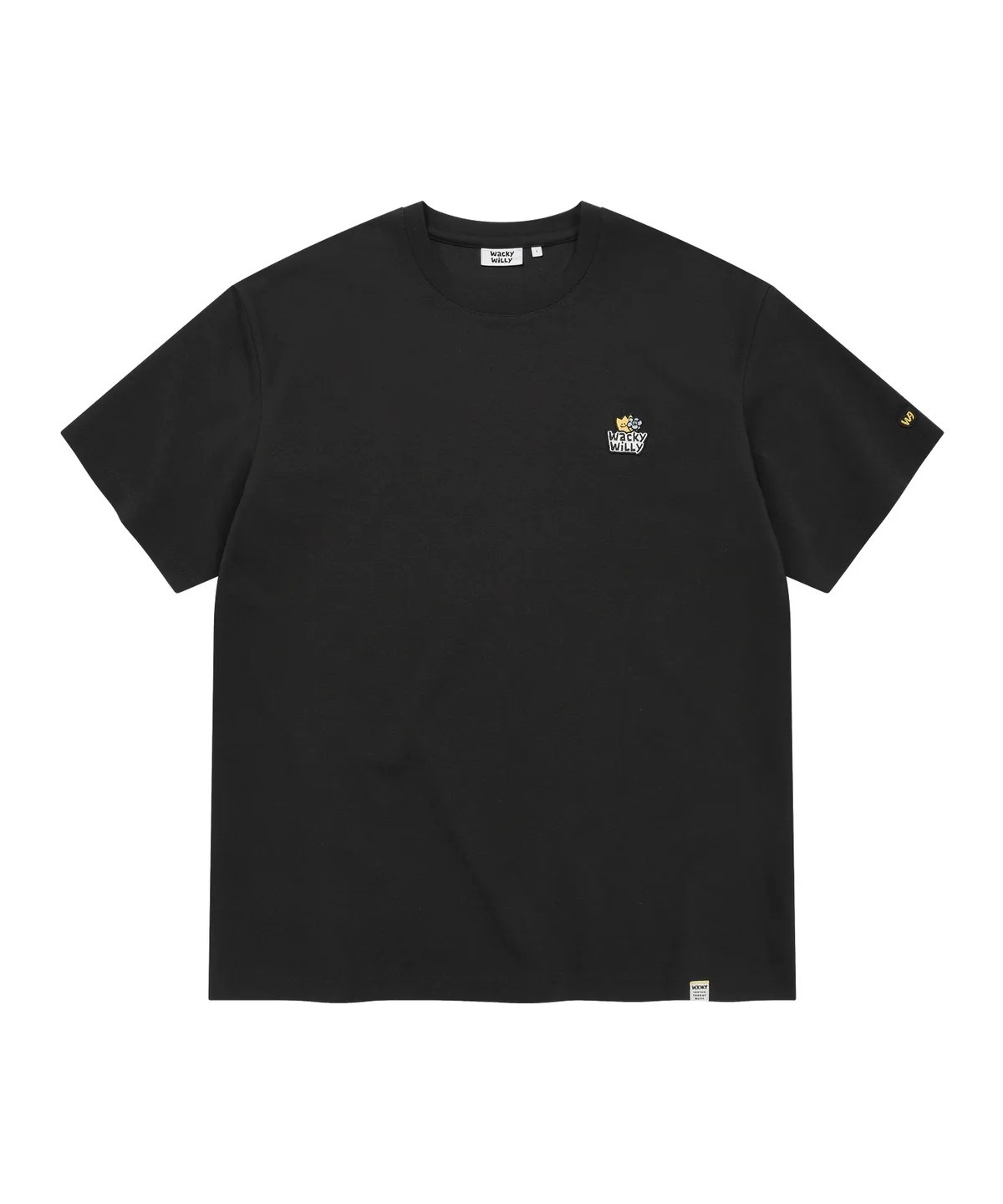 WACKY WILLY Double Kiki Wappen Short Sleeve T-shirt