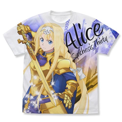 ｱﾘｽ･ｼﾝｾｼｽ･ｻｰﾃｨ ﾌﾙｸﾞﾗﾌｨｯｸTｼｬﾂ/WHITE COSPA 061526