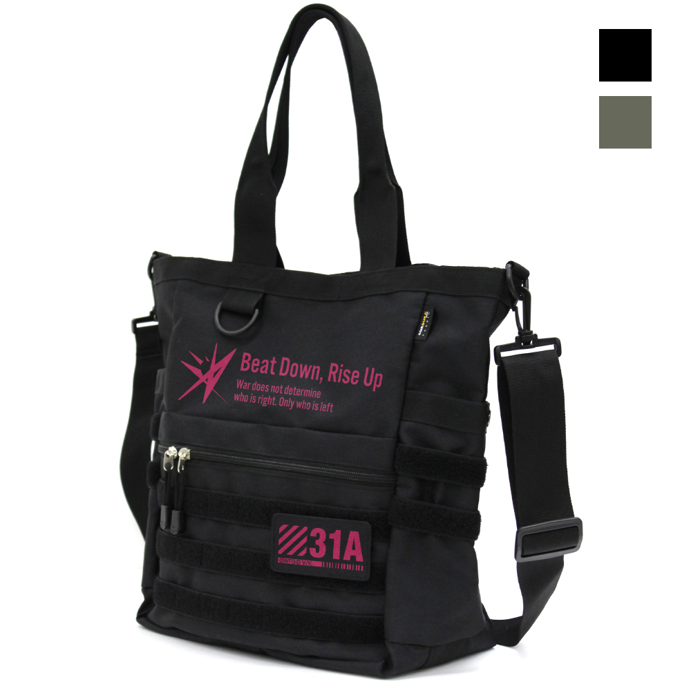 31A 部隊ﾛｺﾞ ﾌｧﾝｸｼｮﾅﾙﾄｰﾄﾊﾞｯｸﾞ/BLACK COSPA 061526