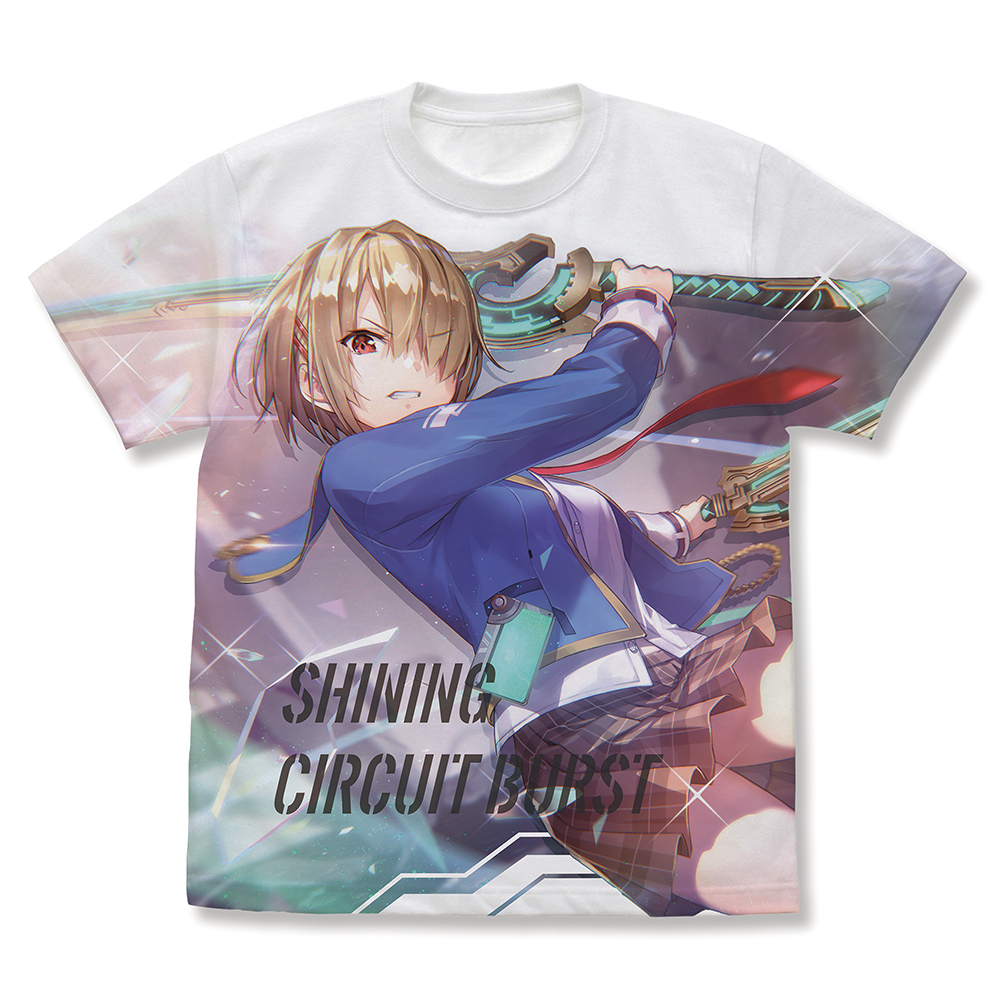 茅森月歌 閃光のｻｰｷｯﾄﾊﾞｰｽﾄ ﾌﾙｸﾞﾗﾌｨｯｸTｼｬﾂ/WHITE COSPA 061526
