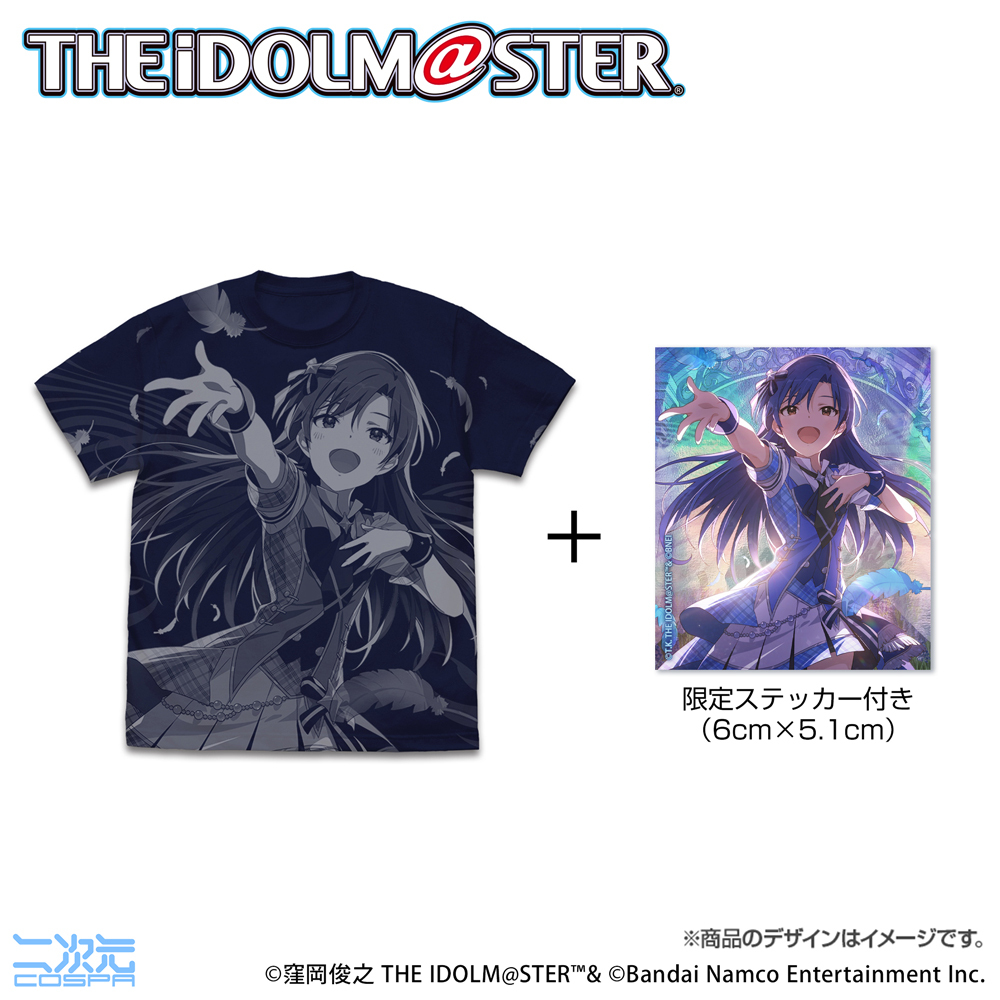 ★限定★【Just be myself!!】如月千早 ｵｰﾙﾌﾟﾘﾝﾄTｼｬﾂ/NAVY COSPA 061526