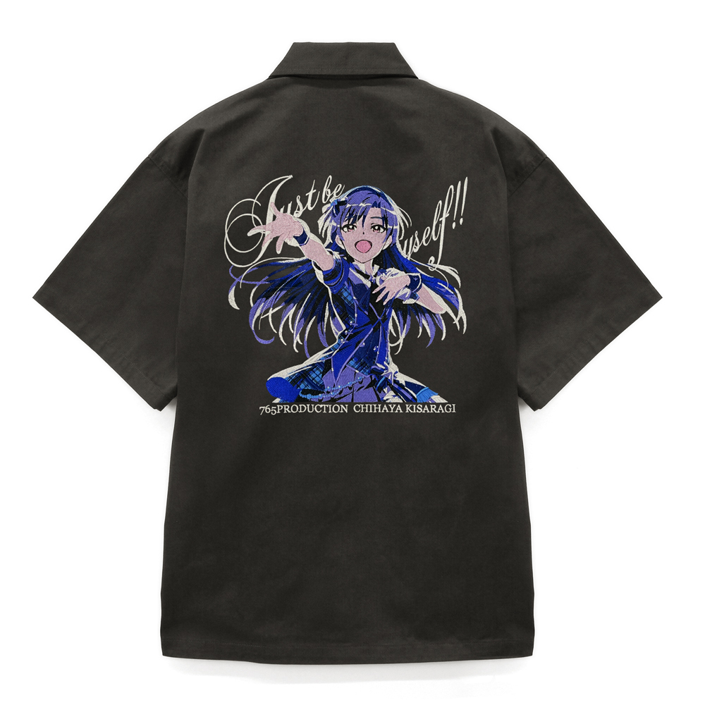 ★限定★如月千早 刺繍ﾜｰｸｼｬﾂ 2026 MODEL/GRAY COSPA 061526