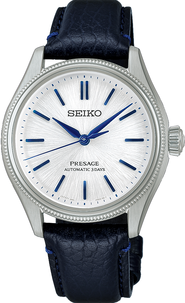 萬年鐘錶 - SEIKO Presage  琉璃藍有田燒面145 週年紀念工藝限量機械錶  HCC004J1 / 6R51-00H0S  錶徑36MM