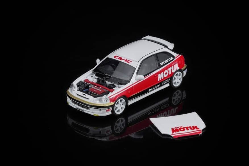 預訂:1/64 Motorhelix Honda Civic Type R EK9 Customized Motul (M65018 )