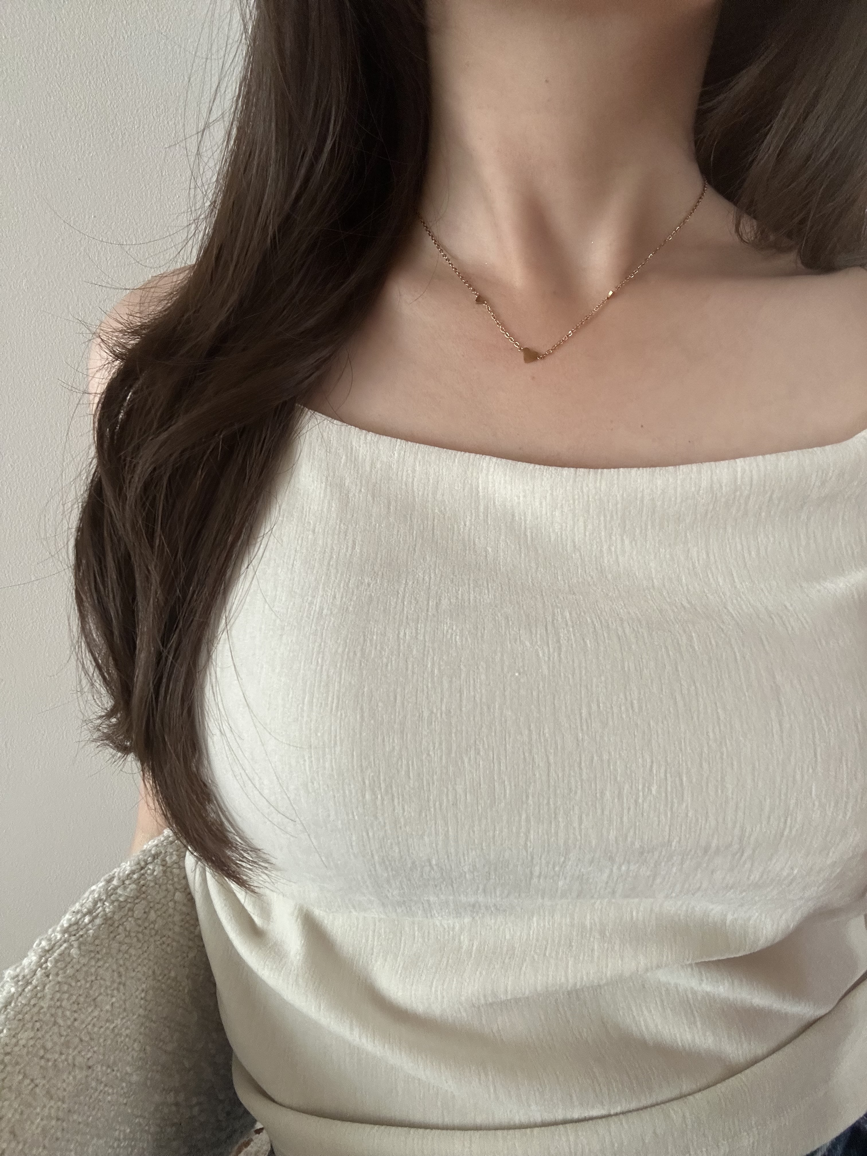SS magnet love chain necklace