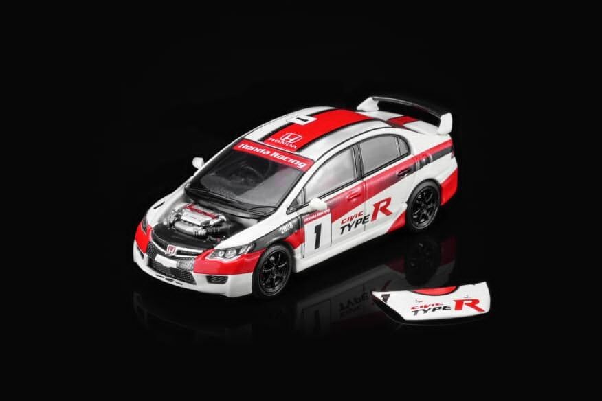 預訂:1/64 Motorhelix Honda Civic Type R FD2 2012 Japan One Make Race #1 (M65421 )