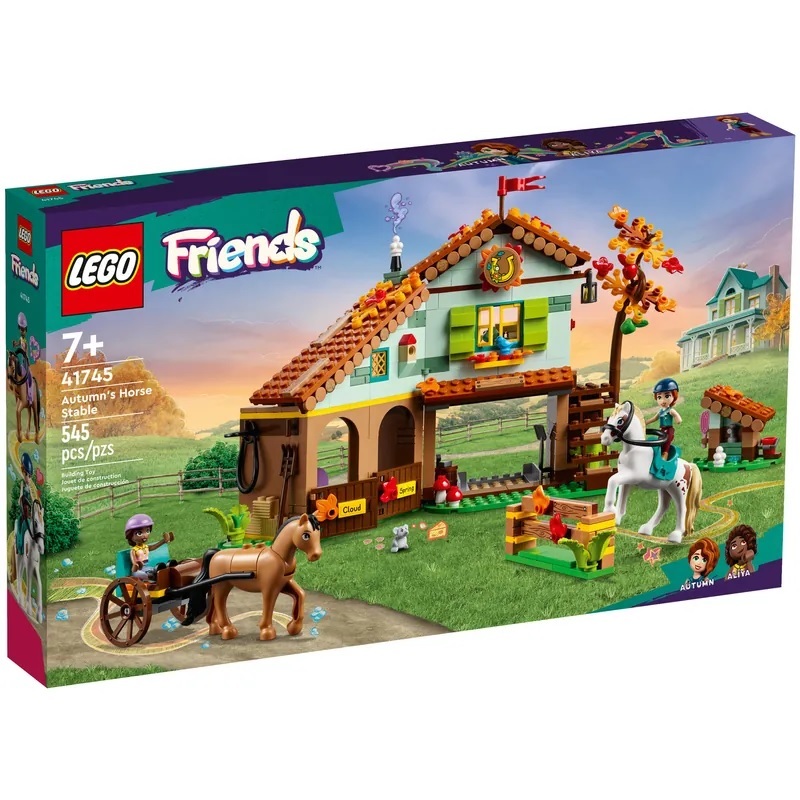 【玩具研究中心】LEGO 樂高 Friends 小秋的馬廄 41745