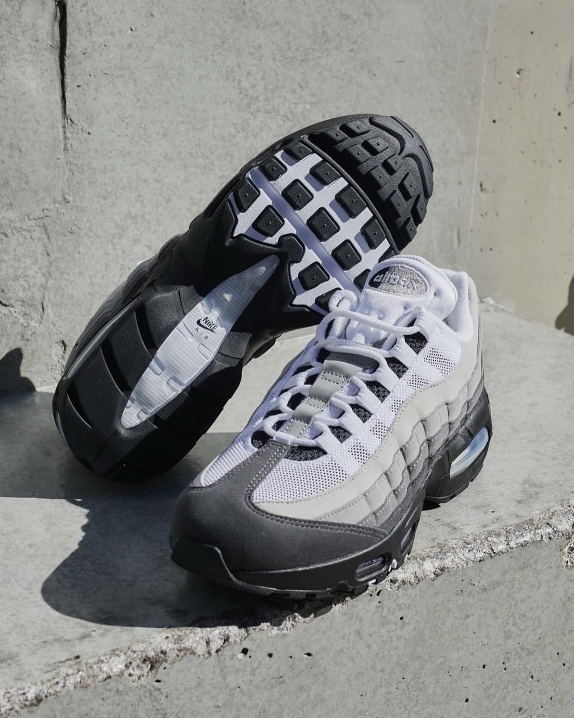<灰常好看..>Nike AIR MAX 95 BIG BUBBLE 復刻 漸層灰 氣墊 復古 運動鞋