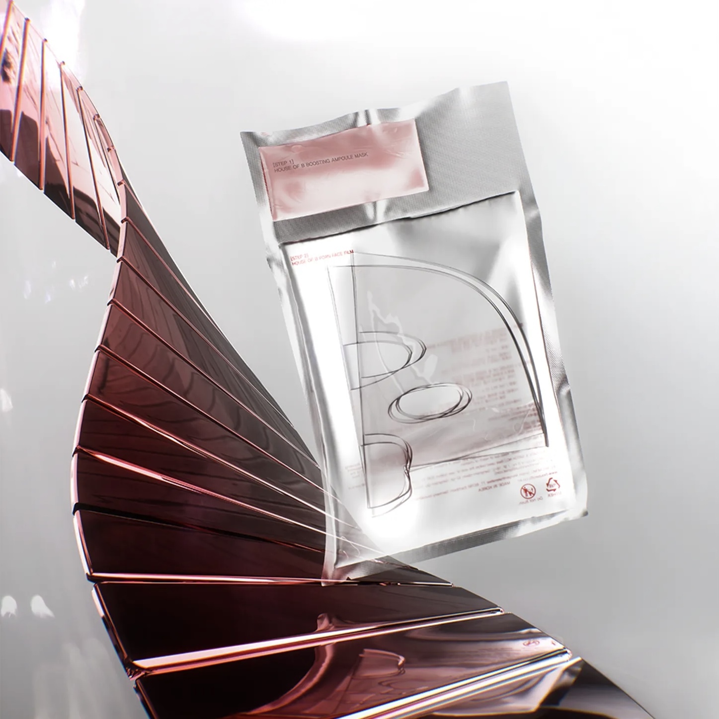 House of B 的 PDRN Face Film 密集修護面膜 3片