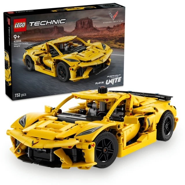 【玩具研究中心】LEGO 樂高 TECHNIC 雪佛蘭科爾維特魟魚 42205