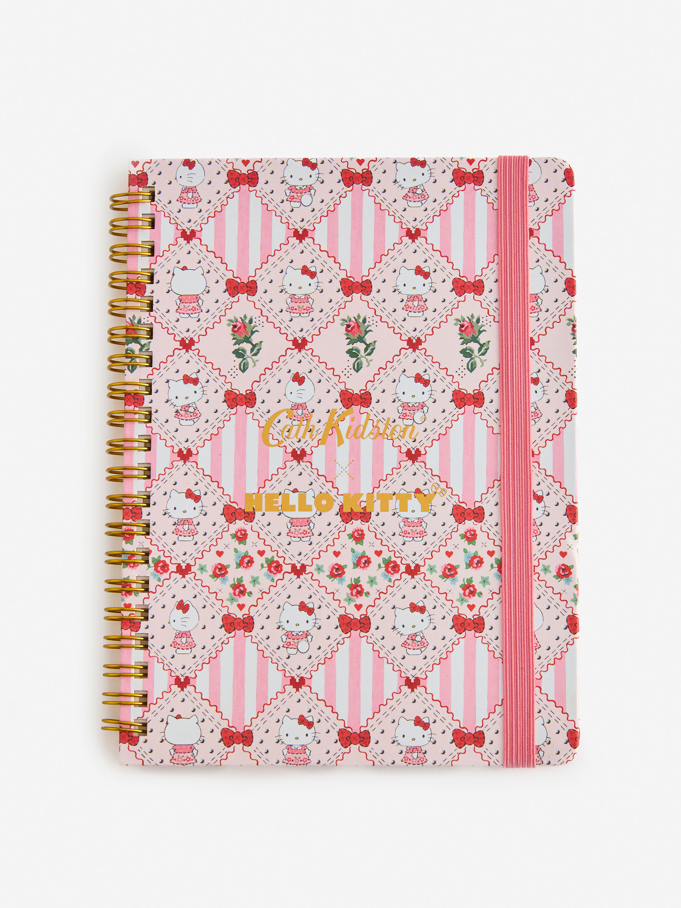 Cath Kidston × Hello Kitty 線圈筆記本 (Hello Kitty Patchwork Check)
