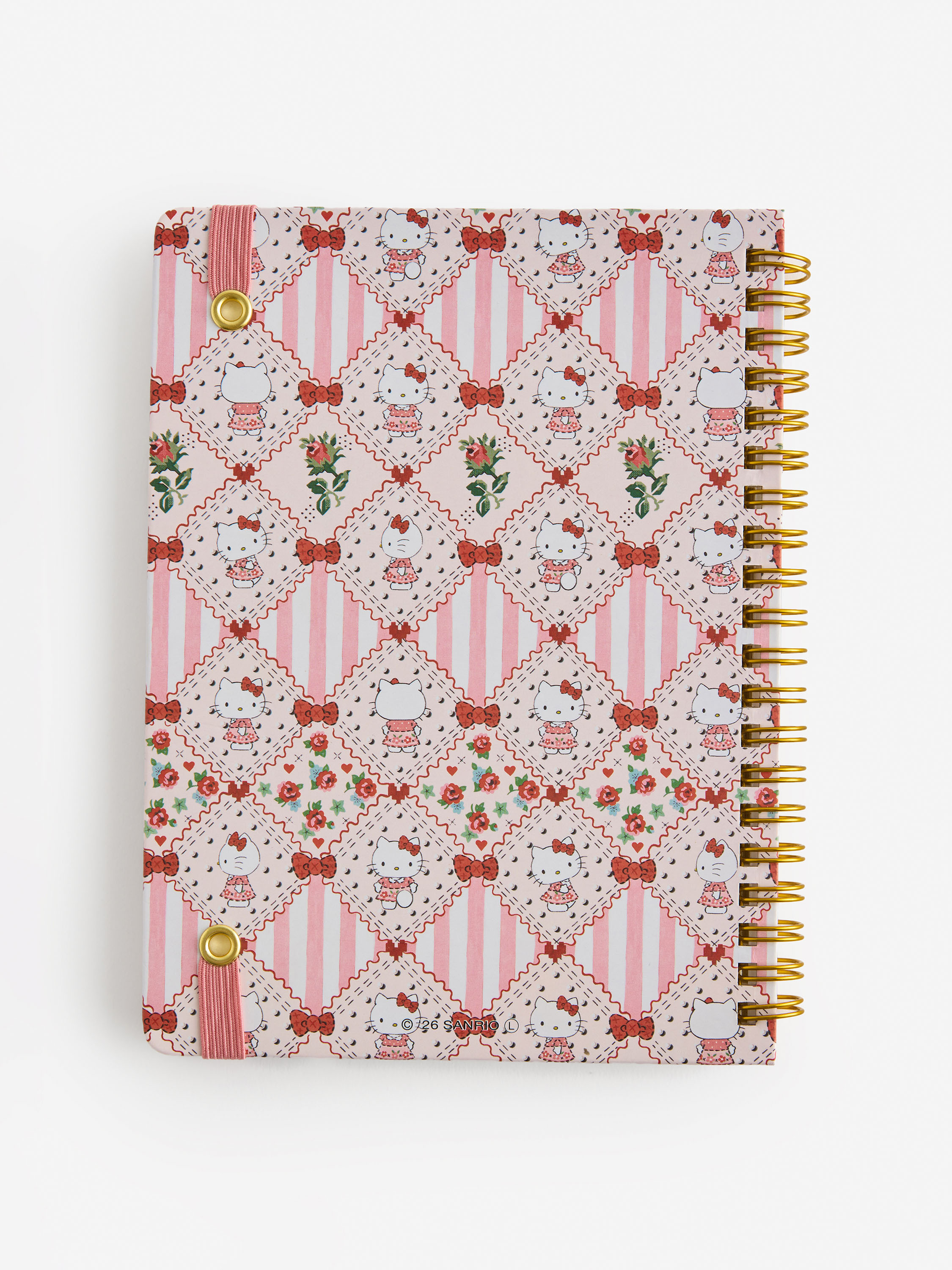 Cath Kidston × Hello Kitty 線圈筆記本 (Hello Kitty Patchwork Check)