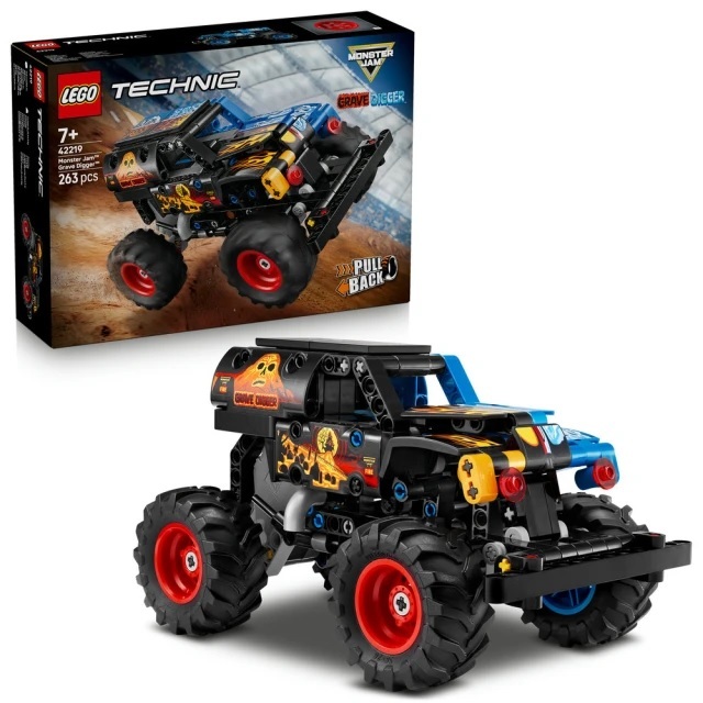 【玩具研究中心】LEGO 樂高 TECHNIC Monster Jam Grave Digger 火與冰 42219