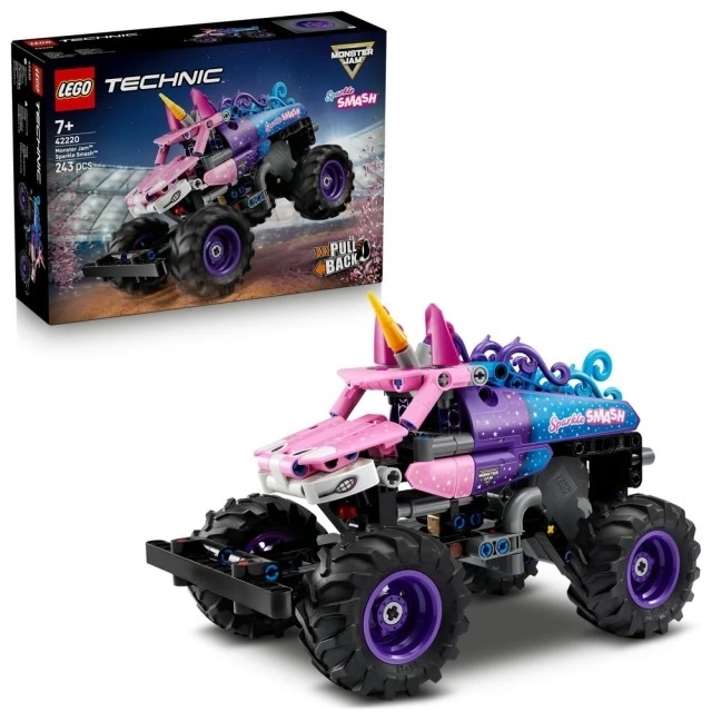 【玩具研究中心】LEGO 樂高 TECHNIC Monster Jam Sparkle Smash 迴力車 42220