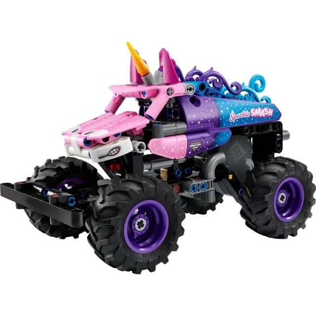 【玩具研究中心】LEGO 樂高 TECHNIC Monster Jam Sparkle Smash 迴力車 42220