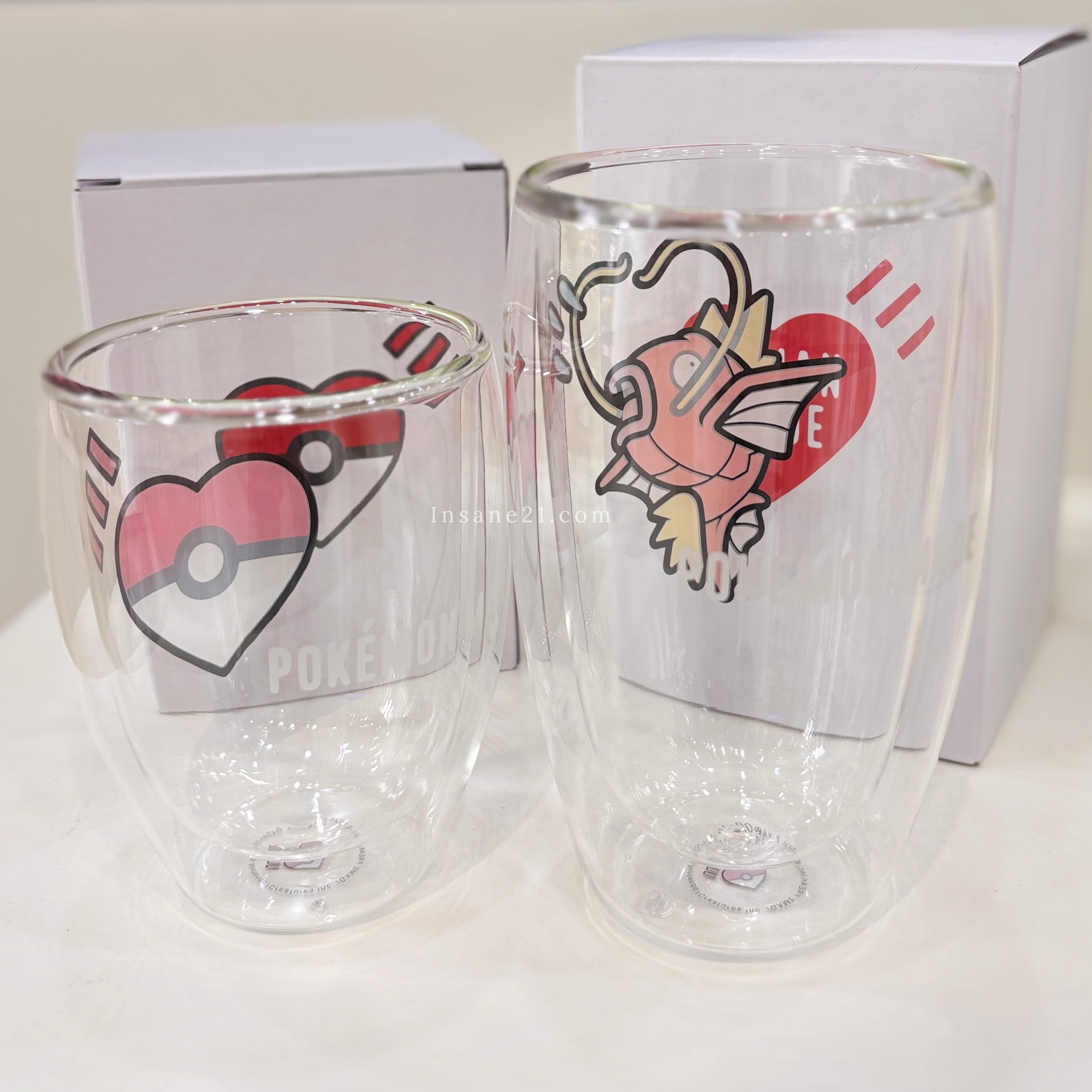 HUMAN MADE X POKEMON 雙層玻璃杯 350ML 印花 寶可夢 聯名款