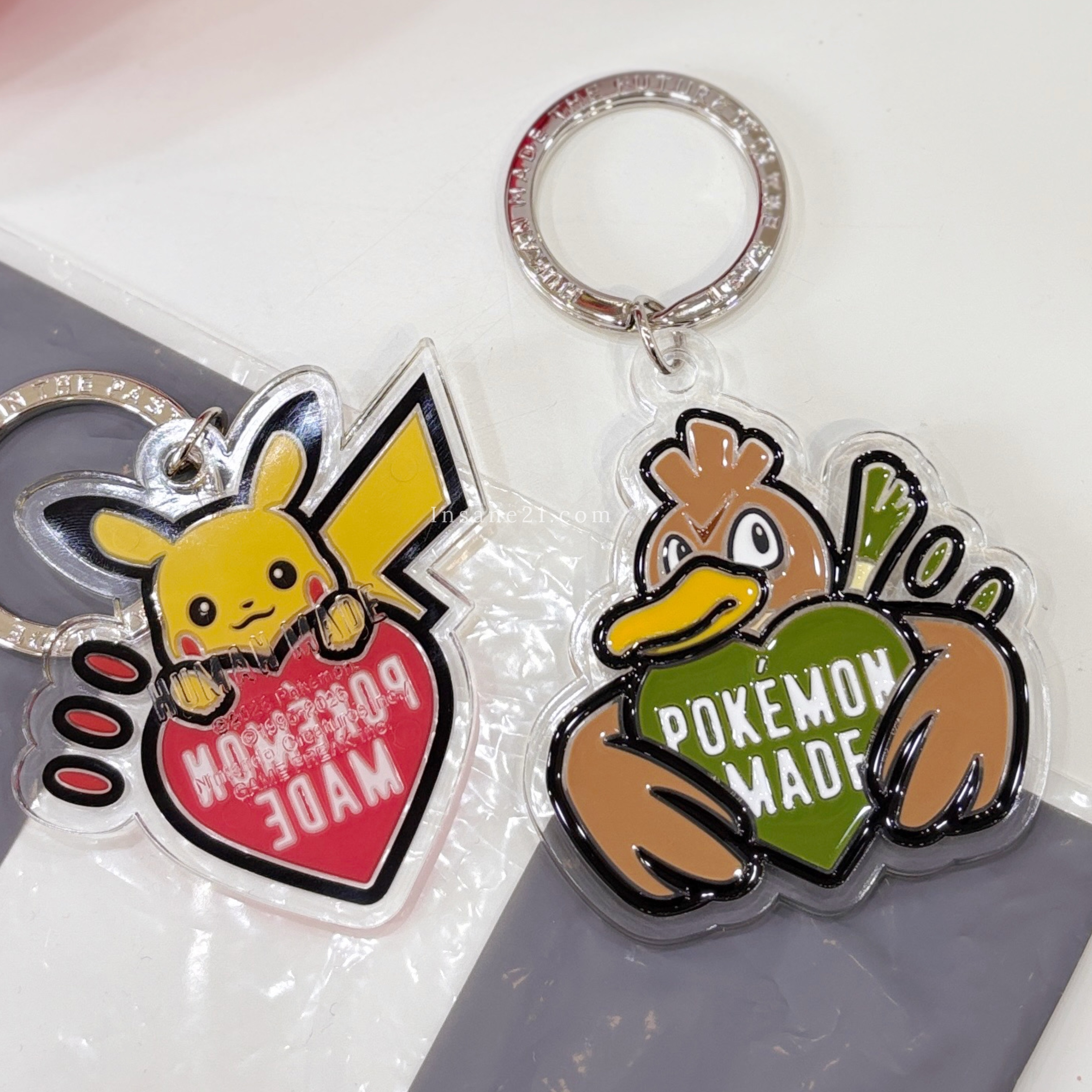 HUMAN MADE x POKEMON 寶可夢 聯名 皮卡丘 壓克力 吊飾