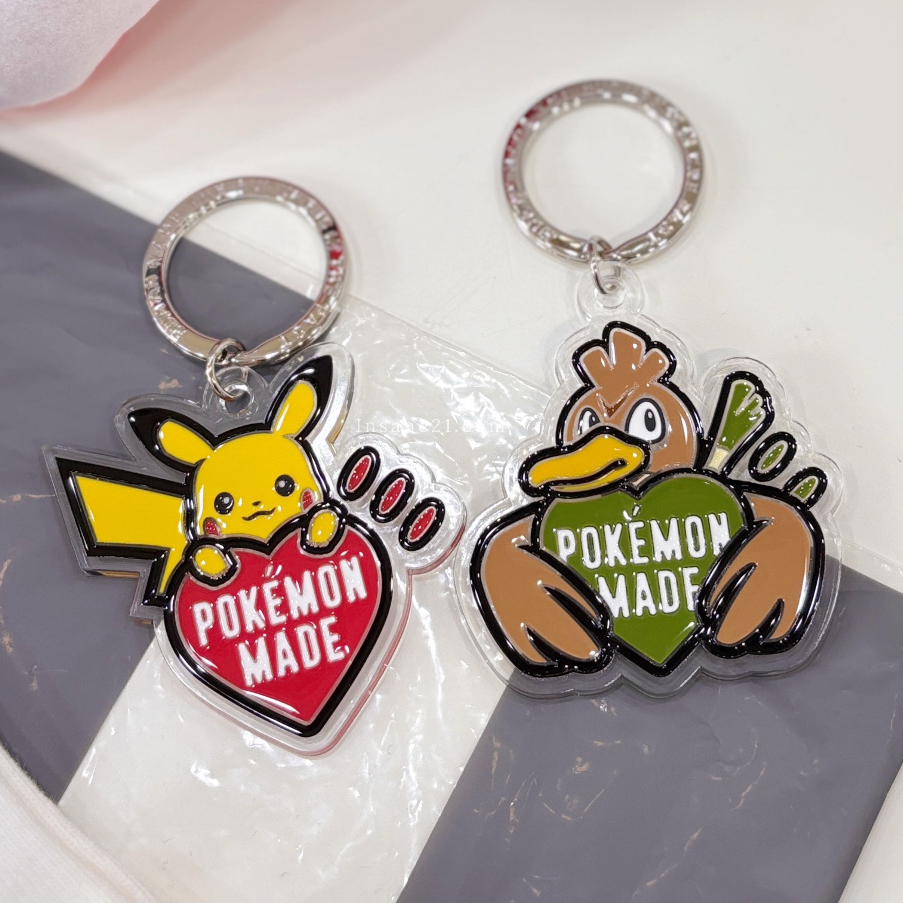 HUMAN MADE x POKEMON 寶可夢 聯名 皮卡丘 壓克力 吊飾