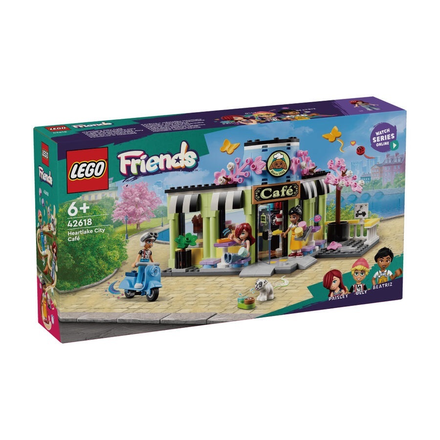 【玩具研究中心】LEGO 樂高 Friends 心湖城咖啡廳 42618
