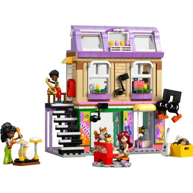 【玩具研究中心】LEGO 樂高 Friends 樂器行和公寓 42653