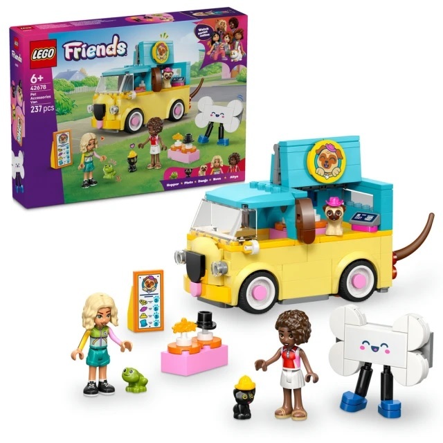 【玩具研究中心】LEGO 樂高 Friends 寵物飾品車 42678