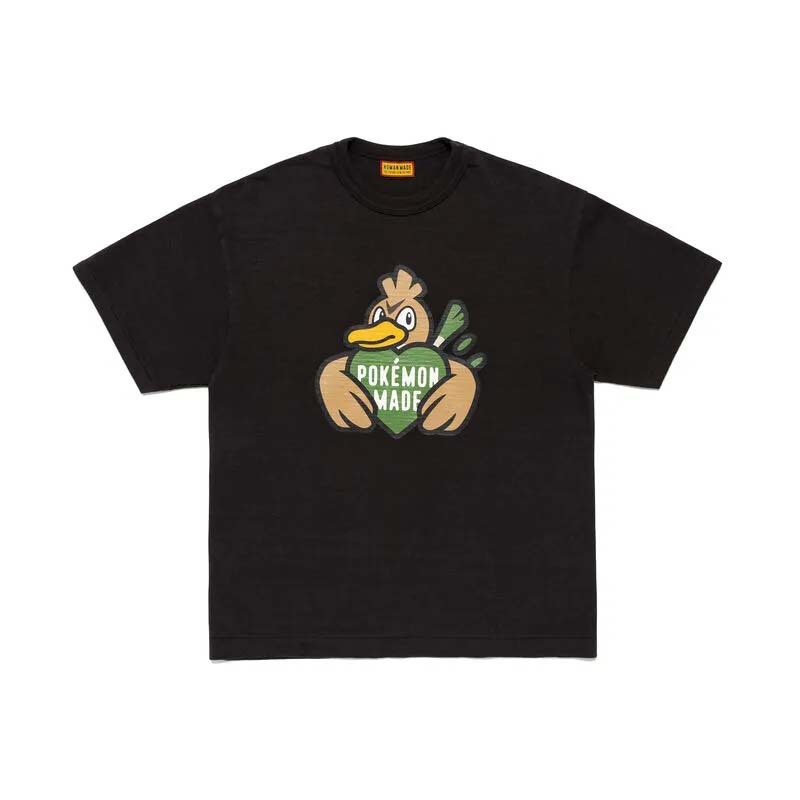 HUMAN MADE POKEMON MADE TEE 寶可夢 大蔥鴨 短袖 短T 黑色 XX31TE021-BK [台灣現貨]